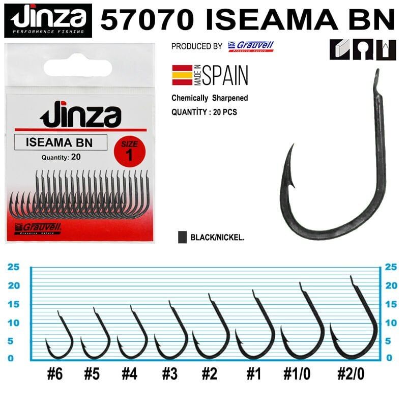 Jinza 57070 iseama BN Olta İğnesi 20 Adet 3