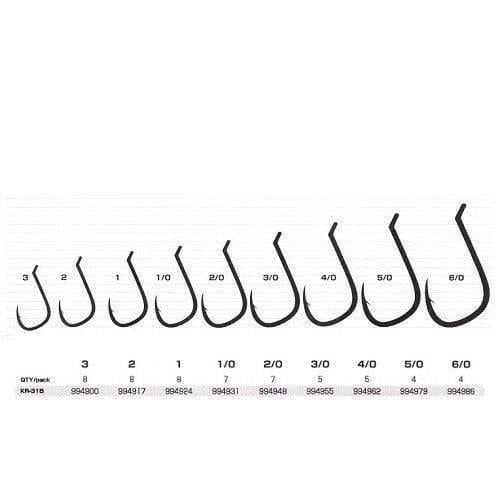 DECOY KR-31B Octopus Black Nickel Olta İğnesi