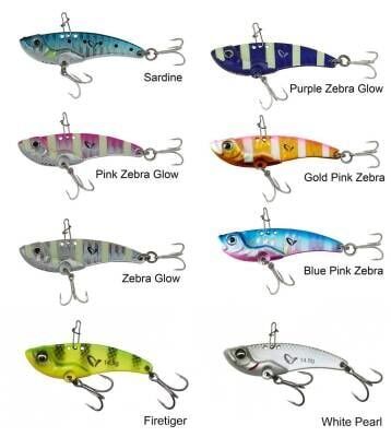 Savage gear 3D VIB Blade 5,5 cm 14,5gr Sahte Balık ZEBRA GLOW