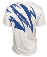 Okuma White Motif Cotton Short Sleeve Shirt