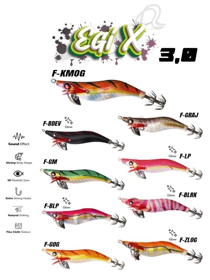 Fujin EgiX 3.0 16.4gr Kalamar Zokası F-GOG