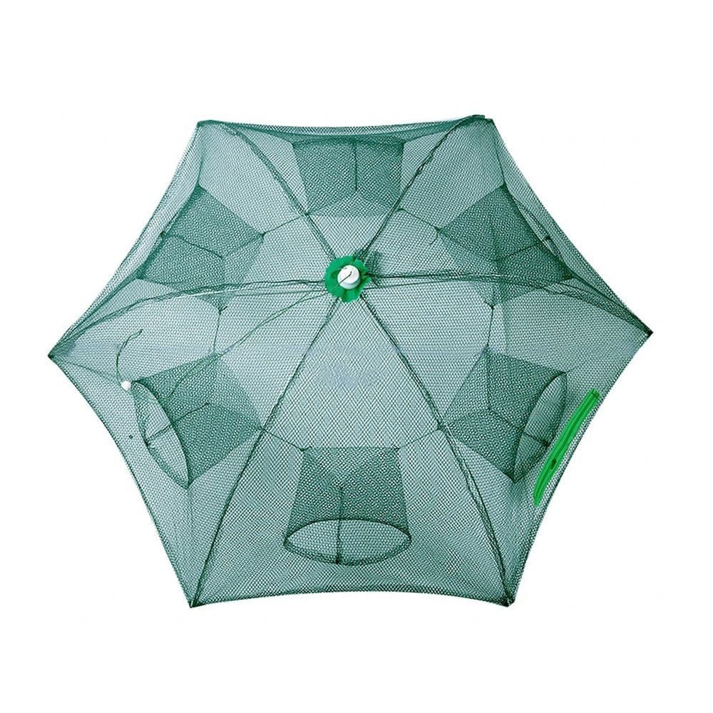 Optimus Pro Şemsiye Tuzak 6 Göz Yengeç Balık Kuş Yakalama Pratik Kullanım