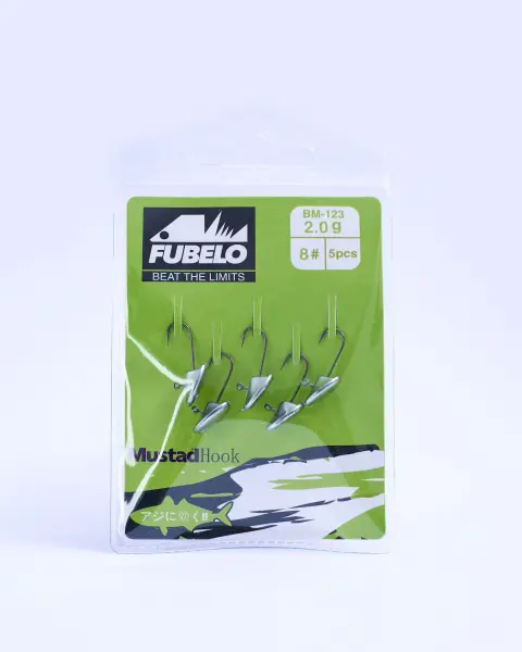 Fubelo Flat Head 5'Li Jig Head (8 No İğne)
