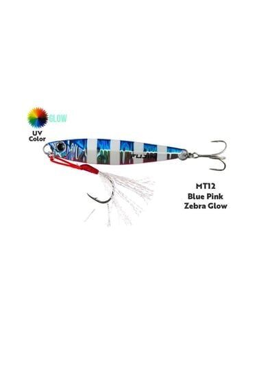 Fujin Jig-X 20gr Light Jigging Jig Yem MT04 Zebra Glow