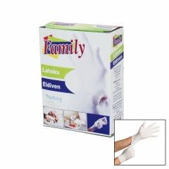 Family Latex Muayene Eldiveni Paketli 6 Pcs