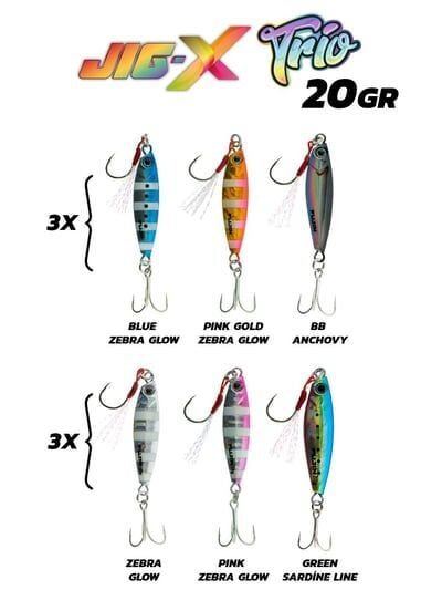 Fujin Jig-X Trio 3lü Micro Jig 20gr TR1