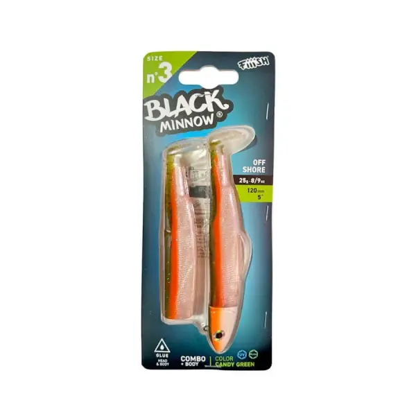 Fiiish Black Minnow BM120/3 BM1322 Combo Off Shore 25 Gr Candy Green