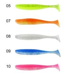 Captain 3075 Shad Tail Soft 10cm Levrek Silikonu 5li Paket Suni Yem