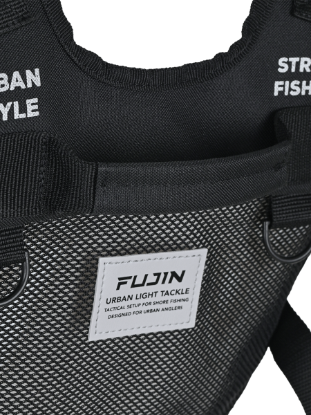 Fujin Tactical Vest Black Balıkçı Çantası