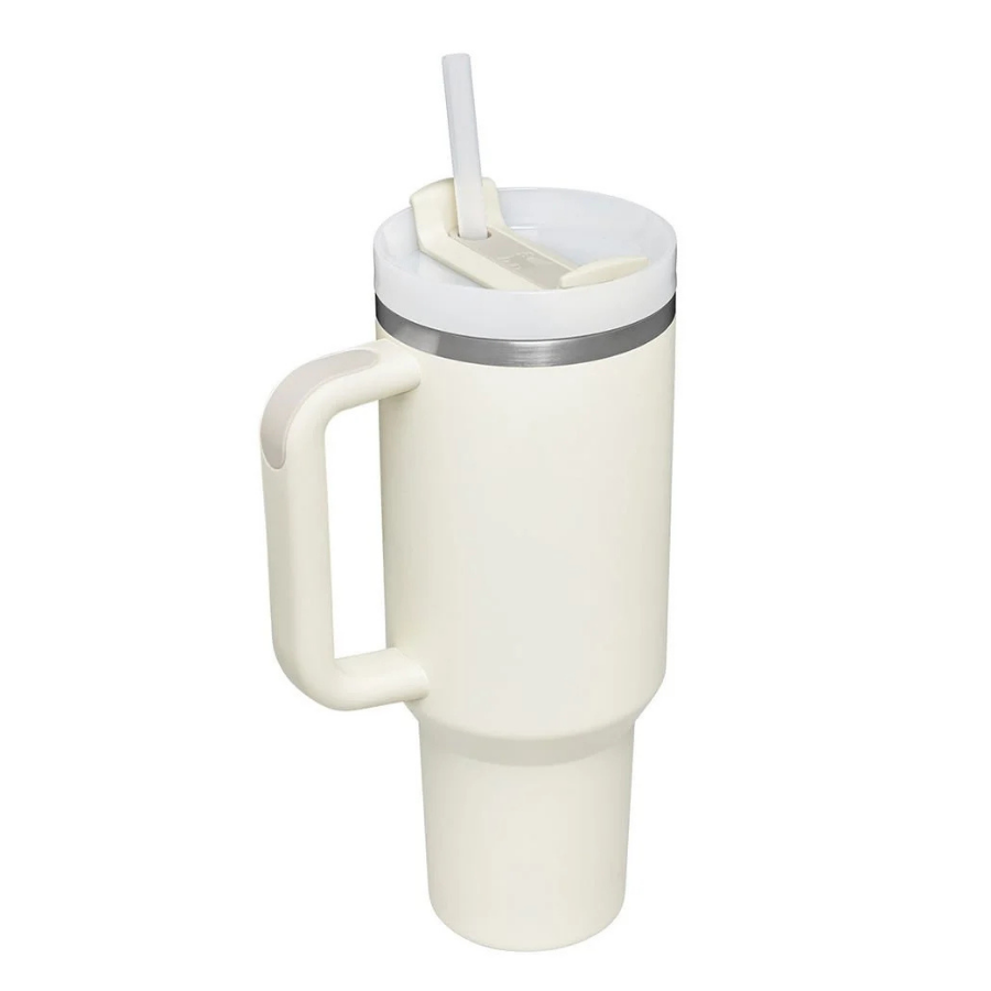 Stanley Quencher Pipetli Termos Bardak 1.18 Lt Krem