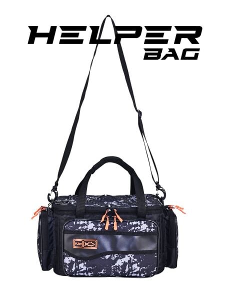 Fujin Black Camo Helper Bag - Balıkçı Çantası