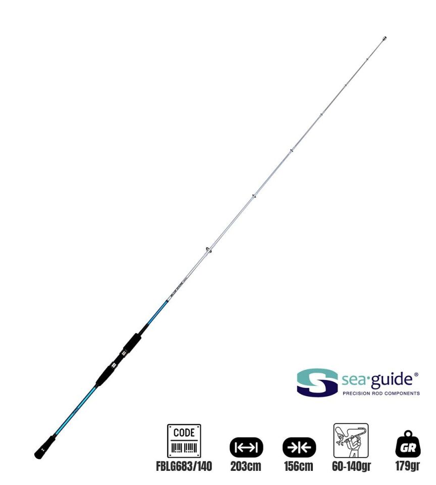 Fujin BlueGame Jigging 203cm 60-140gr Jig Kamışı