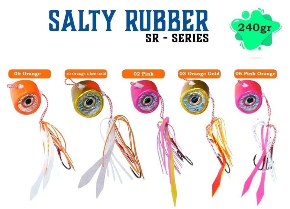 Fujin Salty Rubber 240gr SR Serisi Tai Rubber Set 03 ORANGE GOLD
