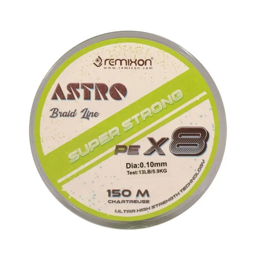 Remixon Astro 8x 150 Mt Chartreuse İp Misina 0.06mm
