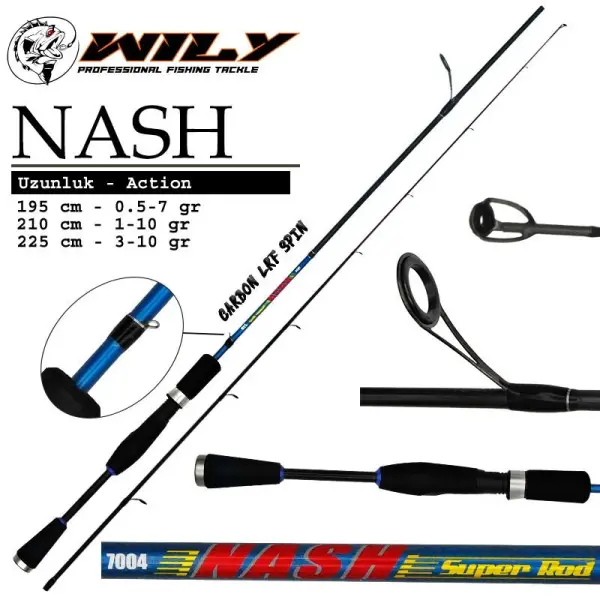 Wily Nash 210 Cm 1-10 Gr Lrf Olta Kamışı