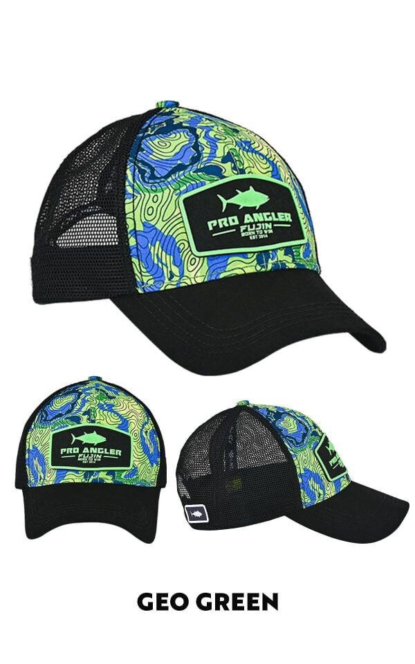 Fujin Pro Angler GEO Green Balıkçı Şapkası