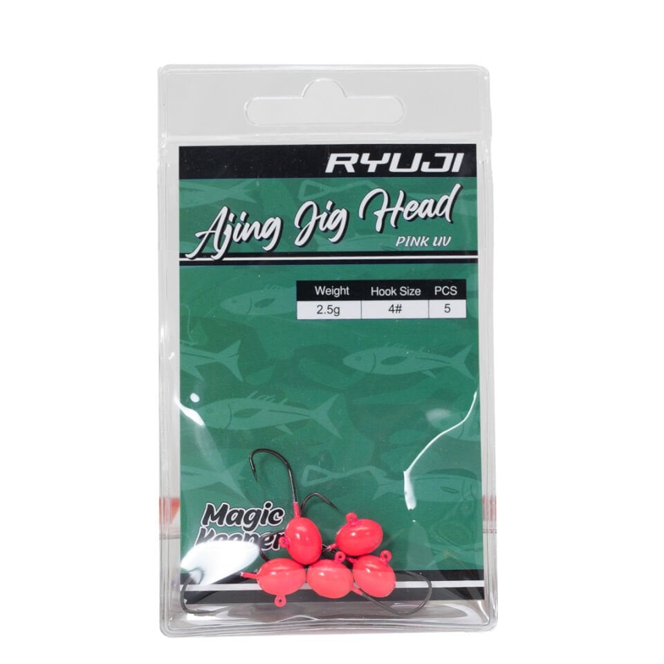 RYUJI AJING JIG HEAD PINK UV