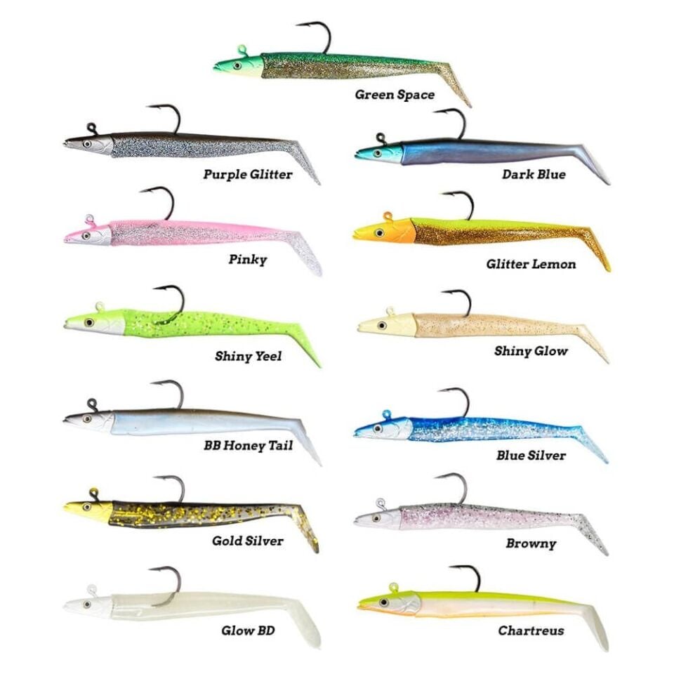 Fujin Zand Eel 11 Cm 7 Gr ve 14 Gr Double Body ve Jig Head