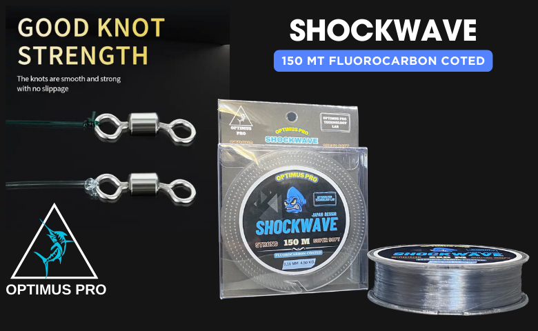 OPTIMUS PRO SHOCKWAVE 150 METRE FLUOROCARBON COTED MİSİNA