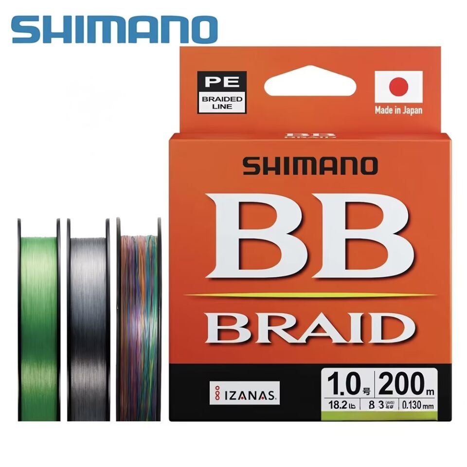 Shimano BB Braid 4x 200 Mt Multicolor İp Misina