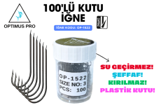 OPTİMUS PRO -1522 ÇAPRAZ UZUN PALA OLTA İĞNESİ (100 ADET/KUTU)