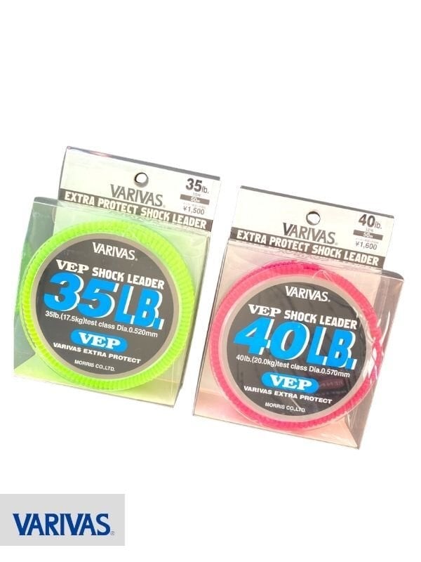 Varivas VEP Shock Lider Misina 50 Metre - Sürtünmeye Dayanıklı Japon Teknolojisi