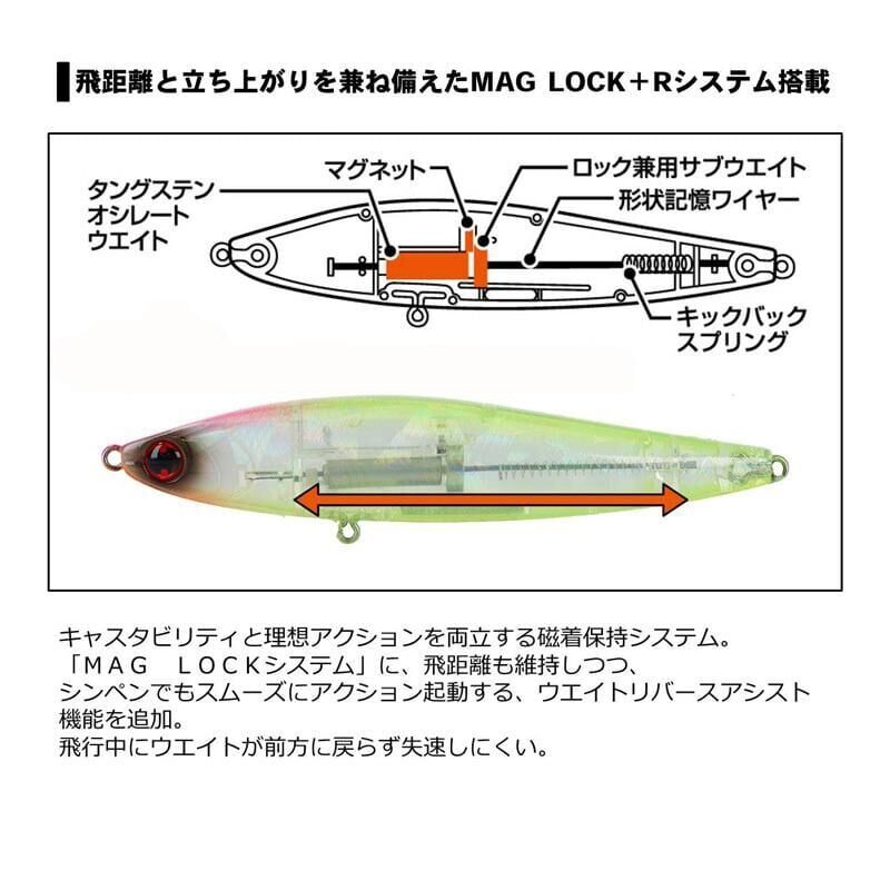 DAIWA MORETHAN SWITCH HITTER 65 S 13,4 GR COLOR: Emerald Pearl Ayu