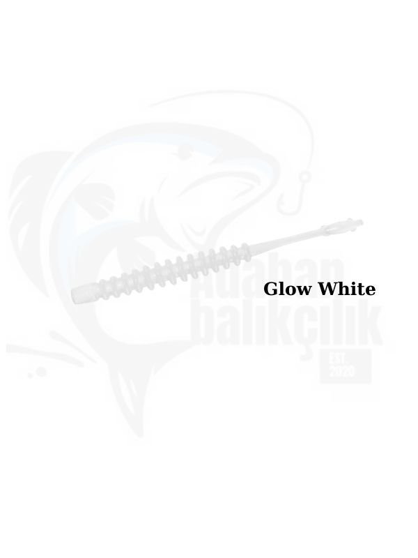 Daiwa Gekkabijin Ajing Beam 2.0 LRF 5 CM Silikon Yem Glow White