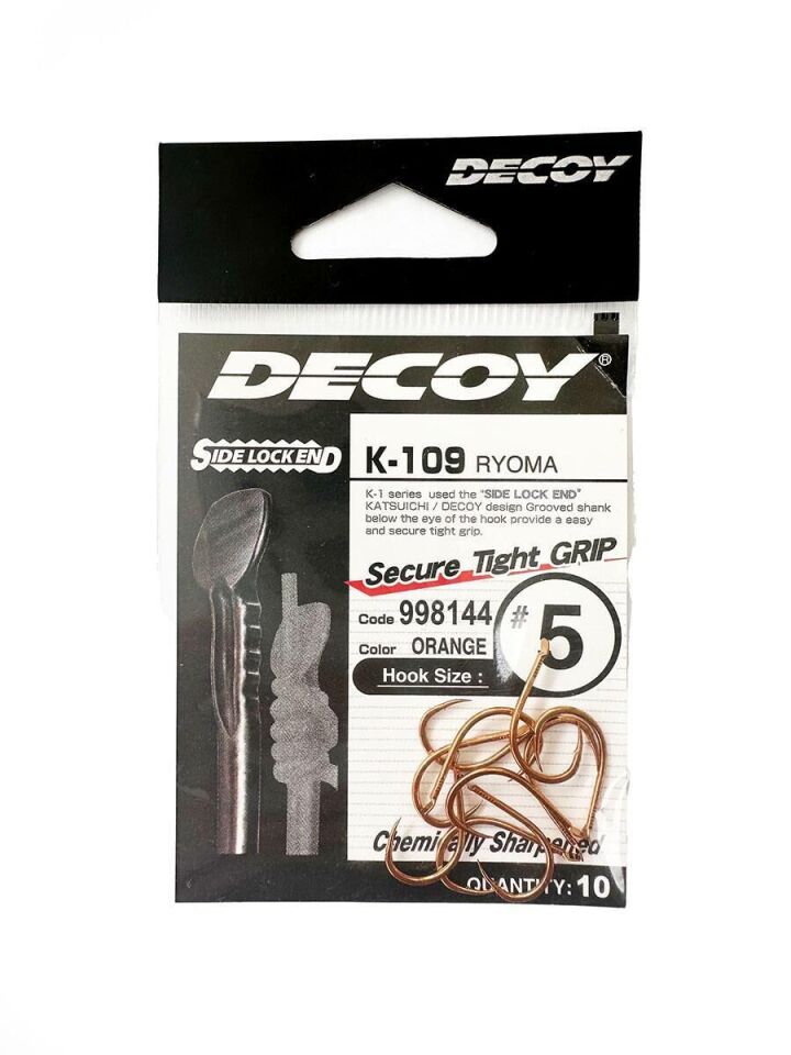 DECOY K-109 Ryoma Orange Olta İğnesi 10 Adet NO:7