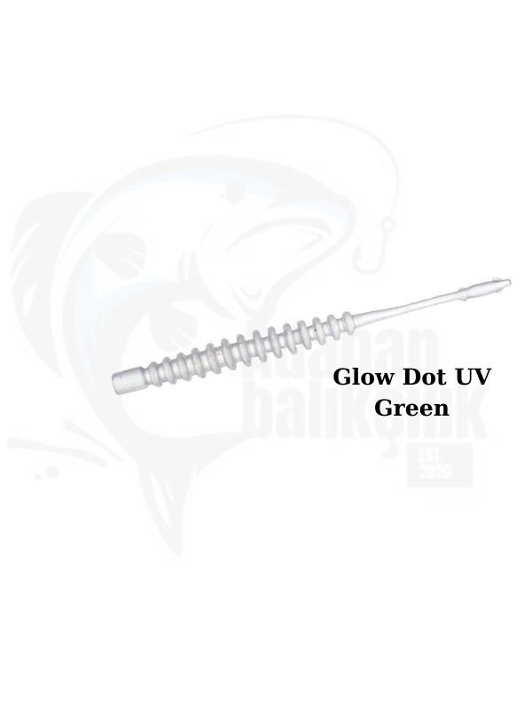 Daiwa Gekkabijin Ajing Beam 2.0 LRF 5 CM Silikon Yem Glow Dot UV  Green