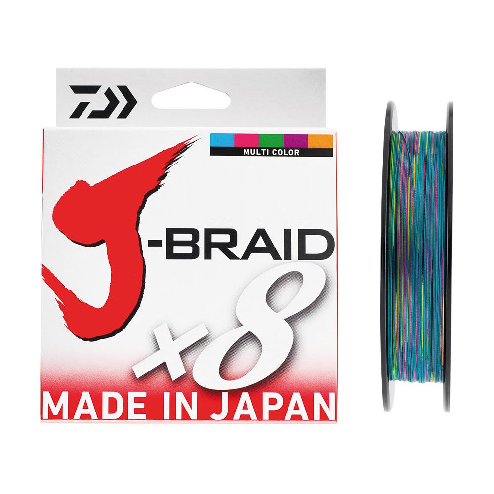 Daiwa J-Braid 8B 150 Mt. Multicolor İp Misina