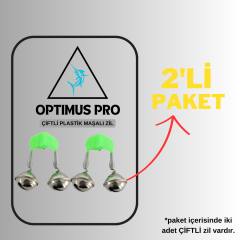 OPTIMUS PRO Olta Zili Plastik ÇİFTLİ Kıskaçlı Pakette 2 Adet