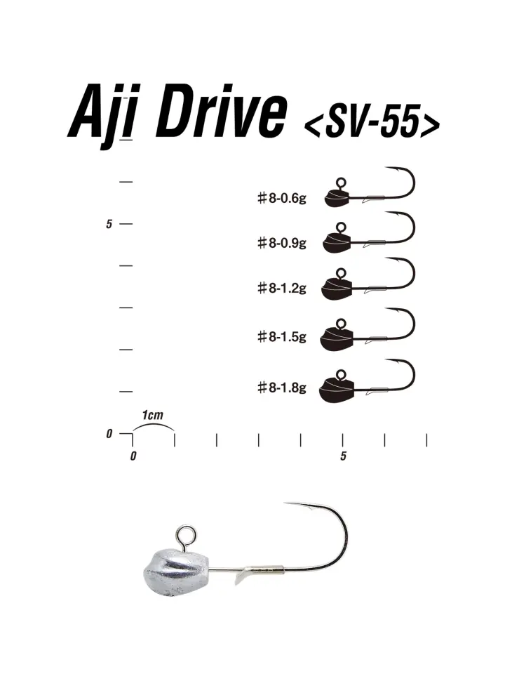 Decoy Aji Drive SV-55 Jighead - LRF İstavrit Avı İğnesi