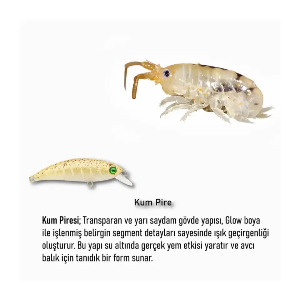 Hanfish Zıpır KG 5 Cm 4.5 Gr LRF Maket Yem SPK-88 Kum Pire