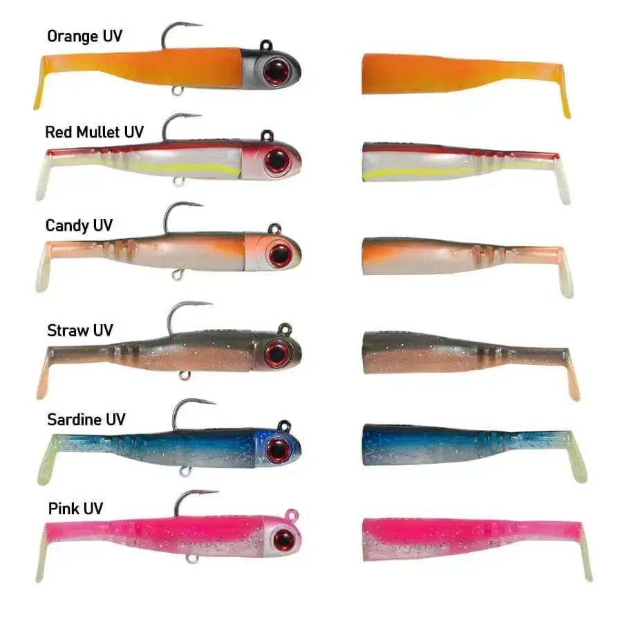 Seabor Lily Shad 60 Gr 11 Cm Silikon Yem RED MULLET UV