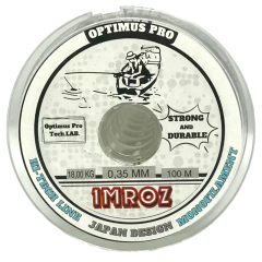 OPTIMUS PRO IMROZ 100 Metre MONOFILAMENT MİSİNA (10X100 DEVAMLI)