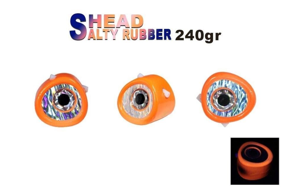 Fujin Salty Rubber Head 240gr 05 Orange 3D Eye