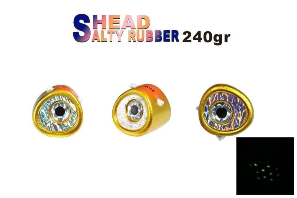 Fujin Salty Rubber Head 240gr 10 Orange Glow Gold