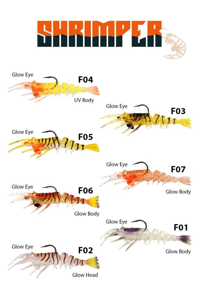 Fujin Shrimper 75mm 4gr Silikon Karides