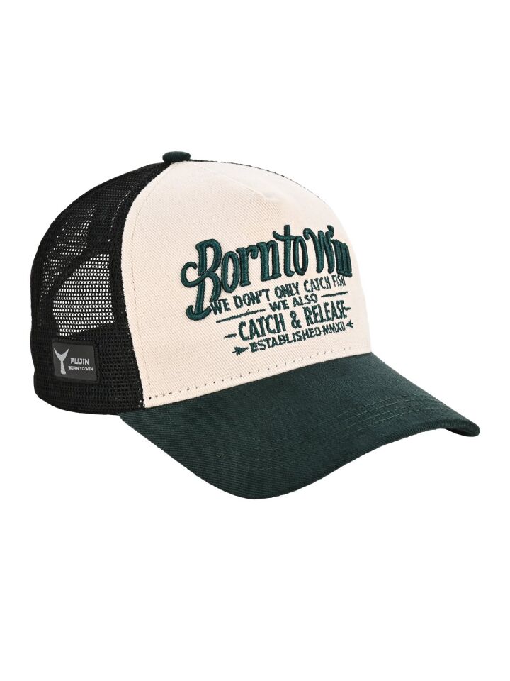 Fujin BTW Trucker Şapka Beige Green