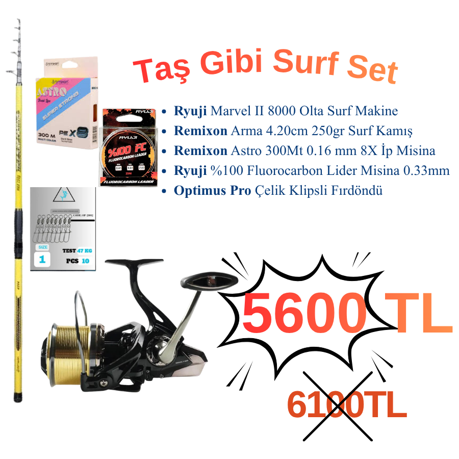Taş Gibi Surf Set
