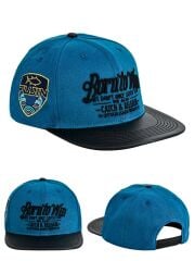 Fujin BTW Leather Visor Şapka Indigo