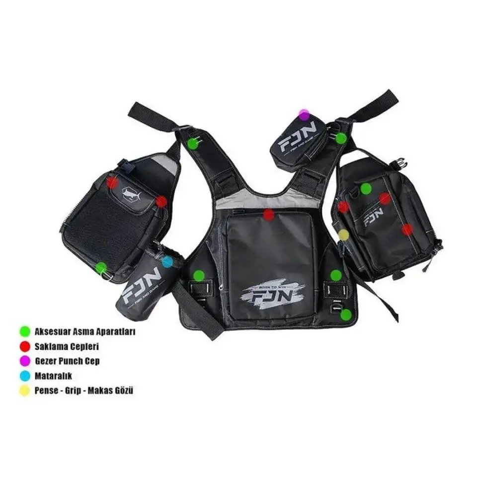 Fujin Shogun Vest Spin Yeleği